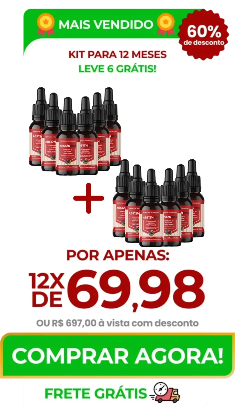 AbstinPRO Kit 12 Frascos — clique para comprar